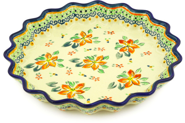 Fluted Pie Dish 10"