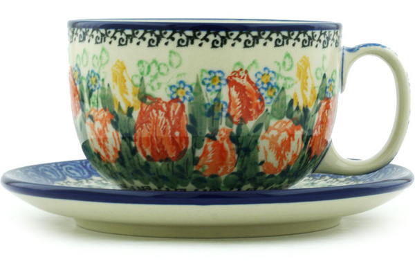 Cup with Saucer 13 oz
