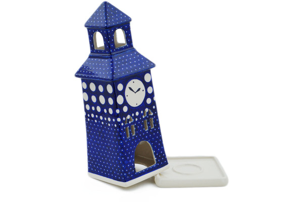 Clock Tower Candle Holder 11"