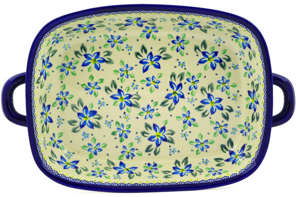 Rectangular Baker with Handles 19"