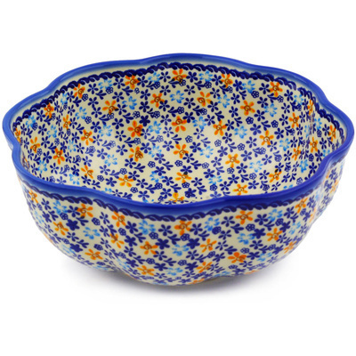 Scalloped Fluted Bowl 10"