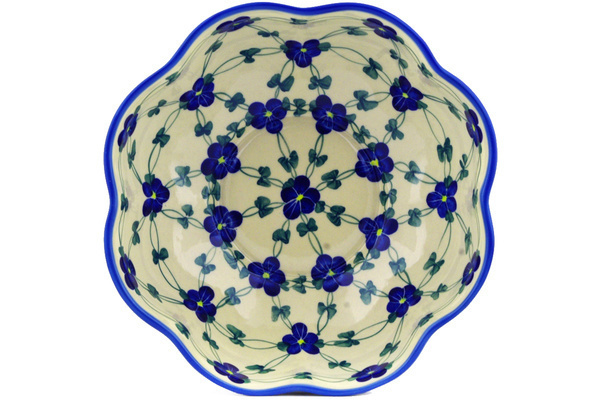 Scalloped Fluted Bowl 10"