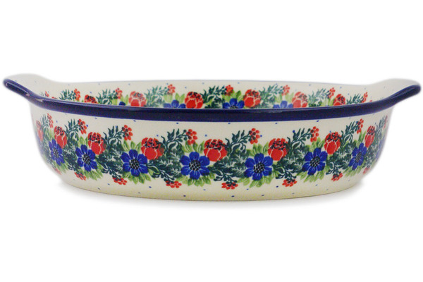 Round Baker with Handles 11"