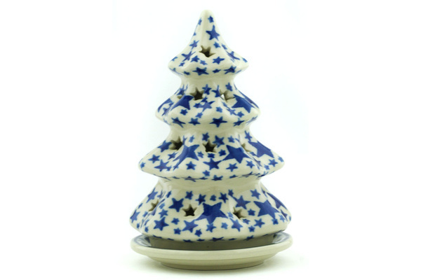 Christmas Tree Candle Holder 6"