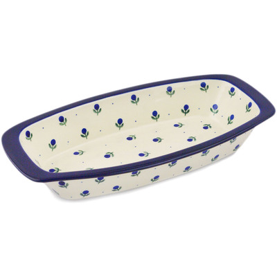 Oval Baker with Handles 14"