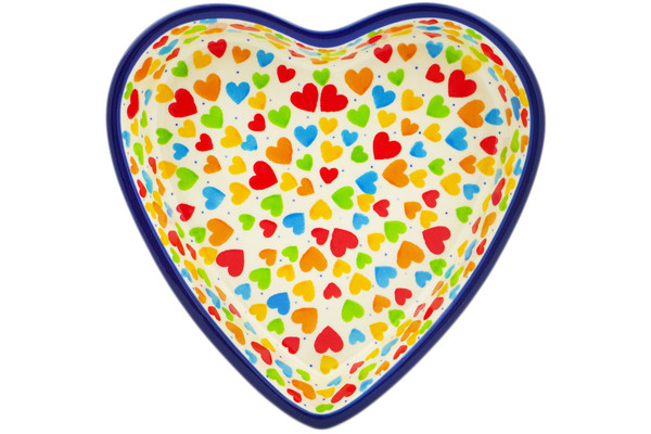 Heart Shaped Bowl 8"