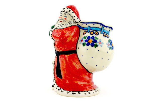 Santa Shaped Jar 9"