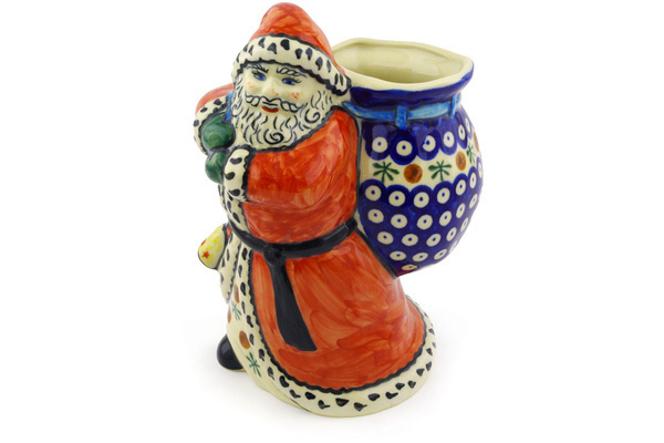 Santa Shaped Jar 9"