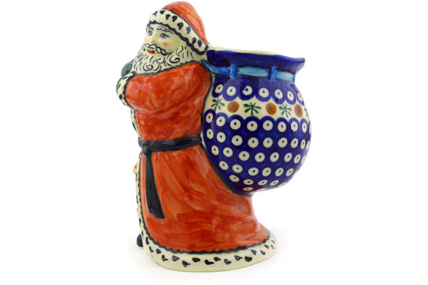 Santa Shaped Jar 9"