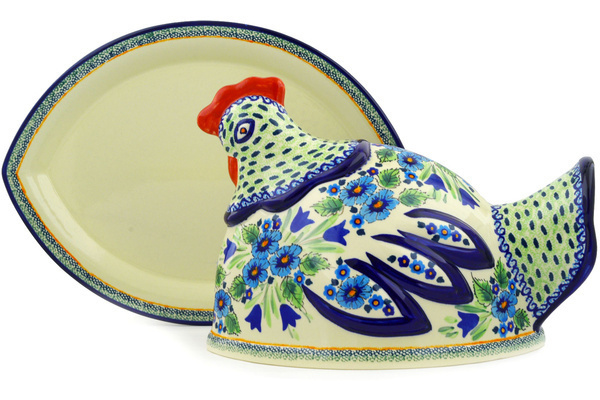 Dish with Hen Cover 14"