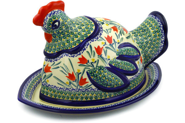 Dish with Hen Cover 14"