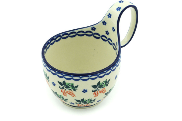 Bowl with Loop-Handle 6"