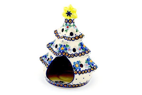 Christmas Tree Candle Holder 8"