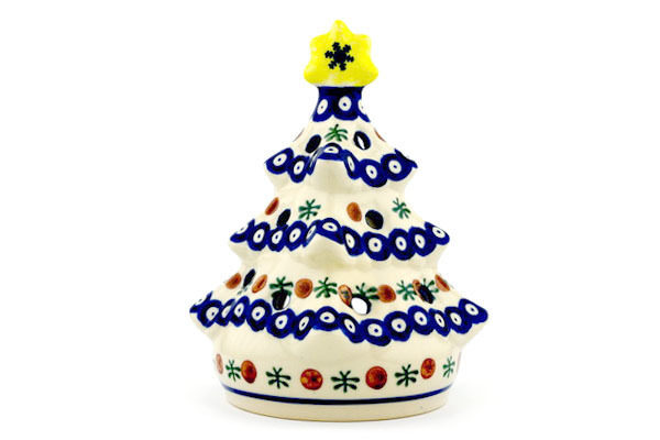 Christmas Tree Candle Holder 8"