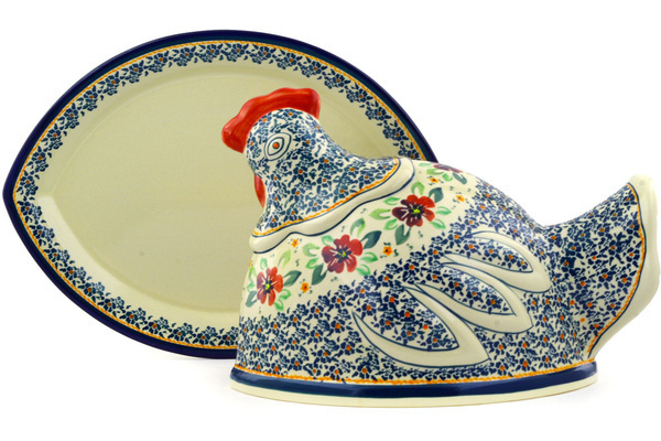 Dish with Hen Cover 14"
