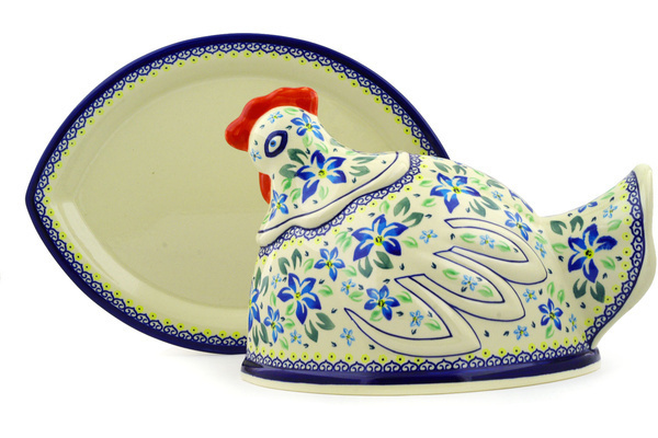 Dish with Hen Cover 14"