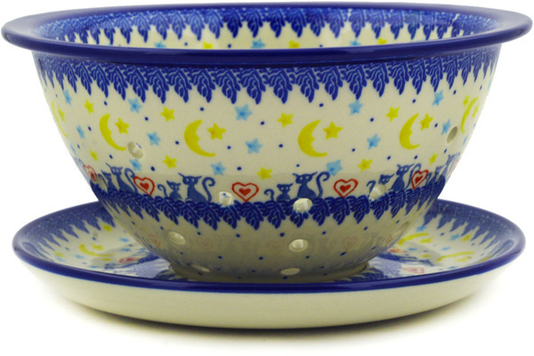 Colander with Plate 8"