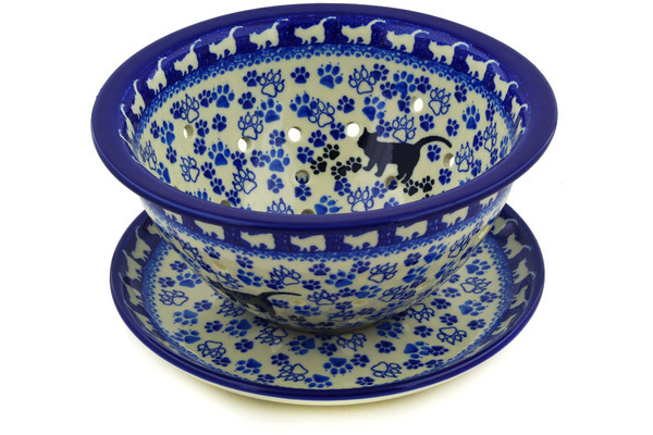 Colander with Plate 8"