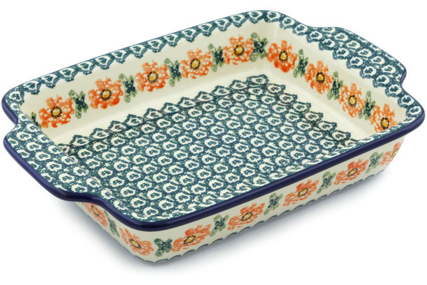 Rectangular Baker with Handles 11"