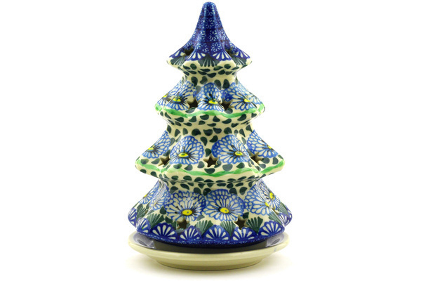 Christmas Tree Candle Holder 8"