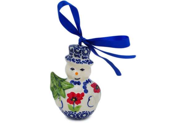 Snowman Ornament 4"