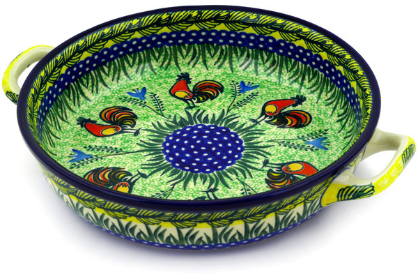 Round Baker with Handles 10-inch