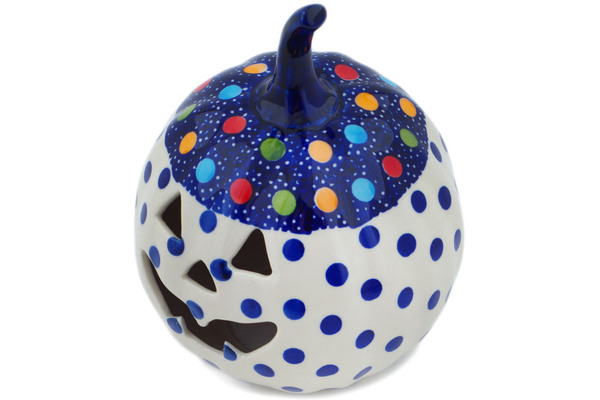 Jack O Lantern Candle Holder 6"