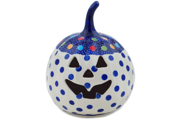 Jack O Lantern Candle Holder 6"