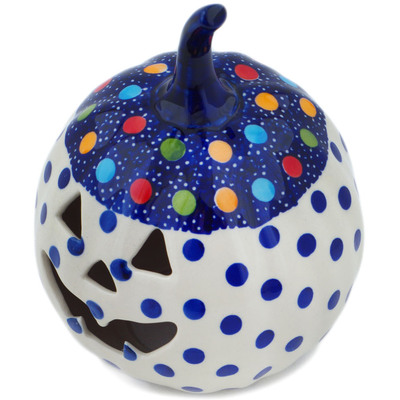 Jack O Lantern Candle Holder 6"