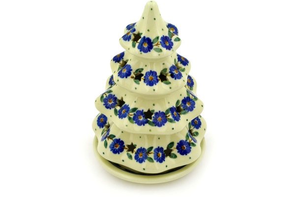 Christmas Tree Candle Holder 6"