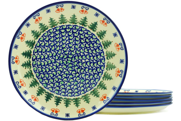 Set of 6 Plates 10"
