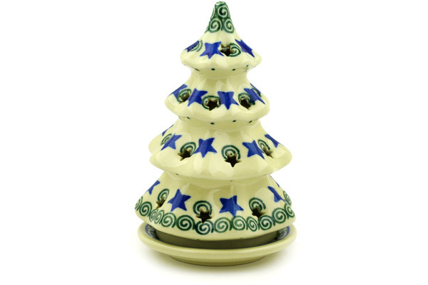 Christmas Tree Candle Holder 6"