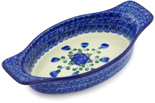 Oval Baker with Handles 9"