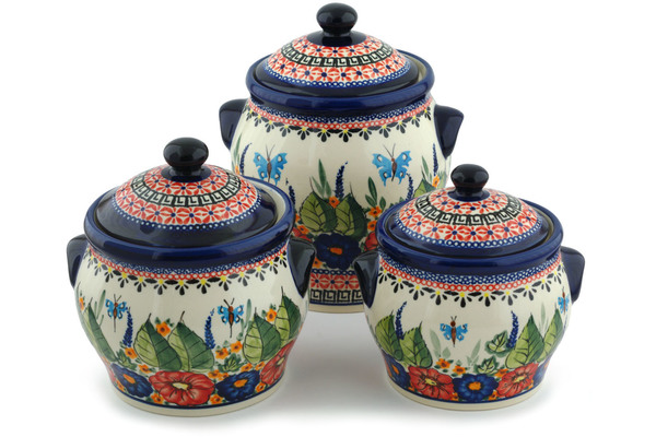 Set of 3 Jars 8"