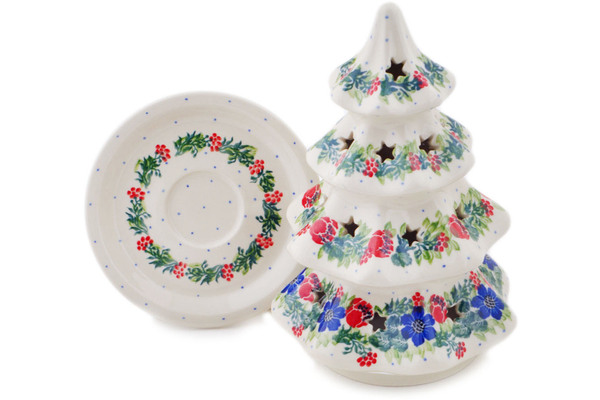 Christmas Tree Candle Holder 8"