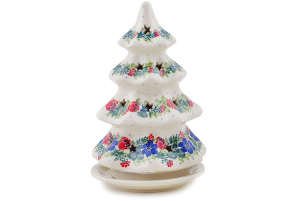 Christmas Tree Candle Holder 8"