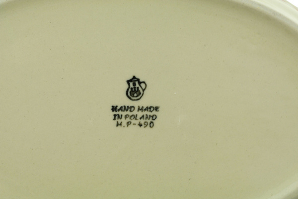 Oval Baker with Handles 13"