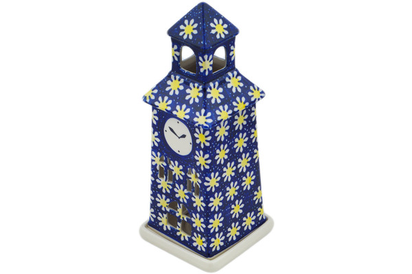 Clock Tower Candle Holder 11"