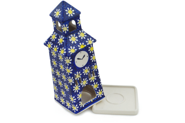 Clock Tower Candle Holder 11"