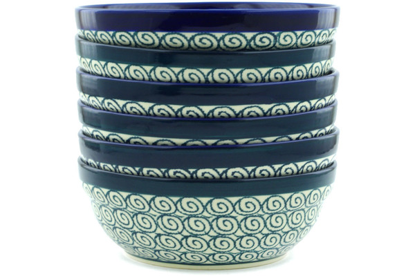 Set of 6 Bowls 7"