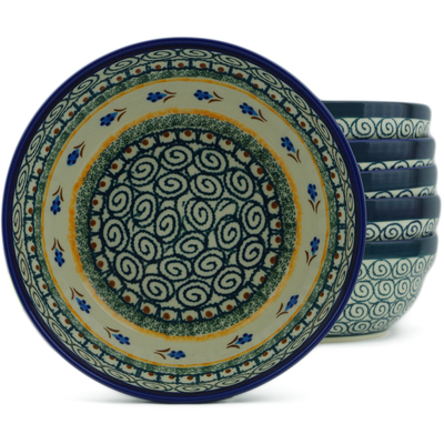 Set of 6 Bowls 7"