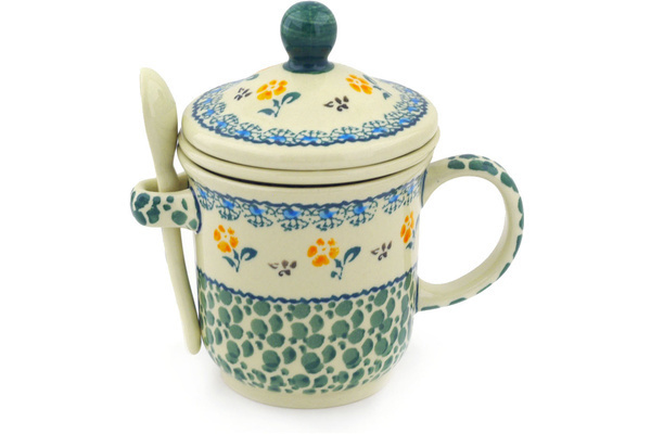 Brewing Mug with Spoon 12 oz