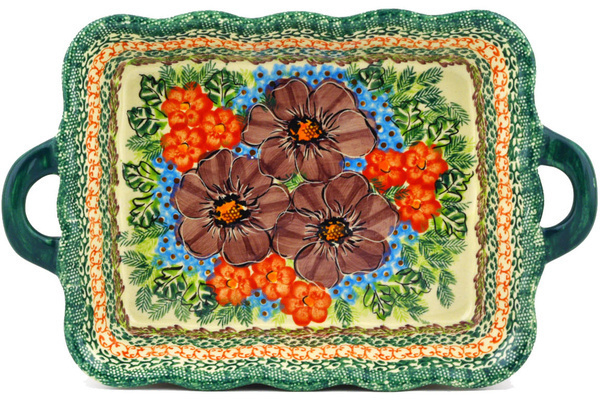 Rectangular Baker with Handles 12"