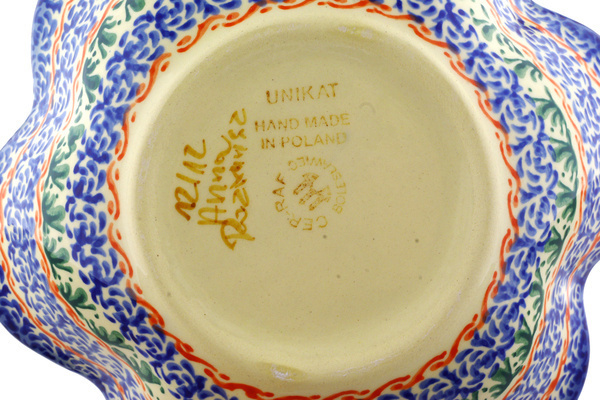 Scalloped Fluted Bowl 8"