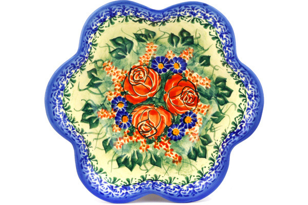 Scalloped Fluted Bowl 8"