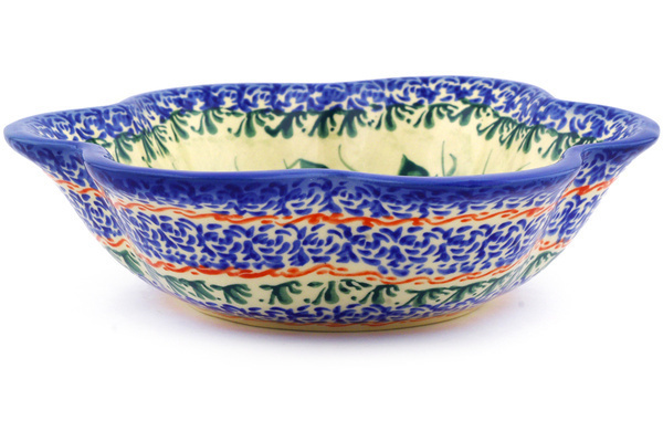 Scalloped Fluted Bowl 8"