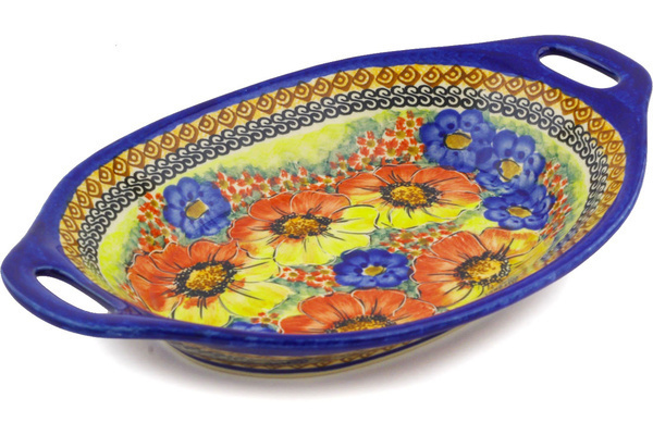Platter with Handles 13"