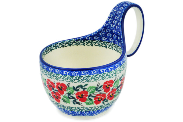 Bowl with Loop-Handle 6"