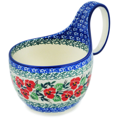 Bowl with Loop-Handle 6"