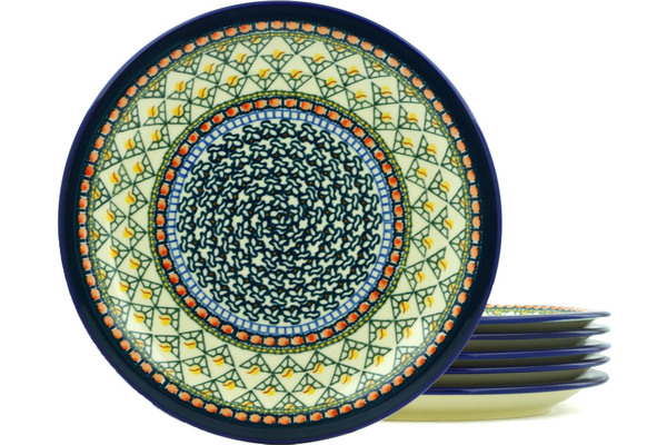 Set of 6 Plates 11"